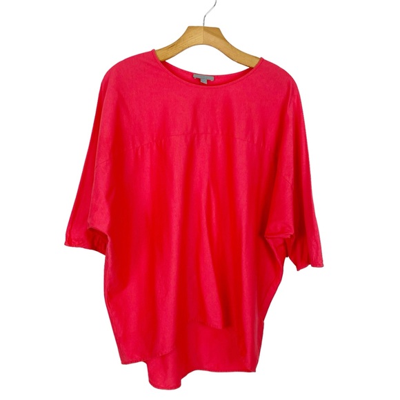 COS Dolman Sleeve Top, Coral Euro Size Small - Picture 3 of 8